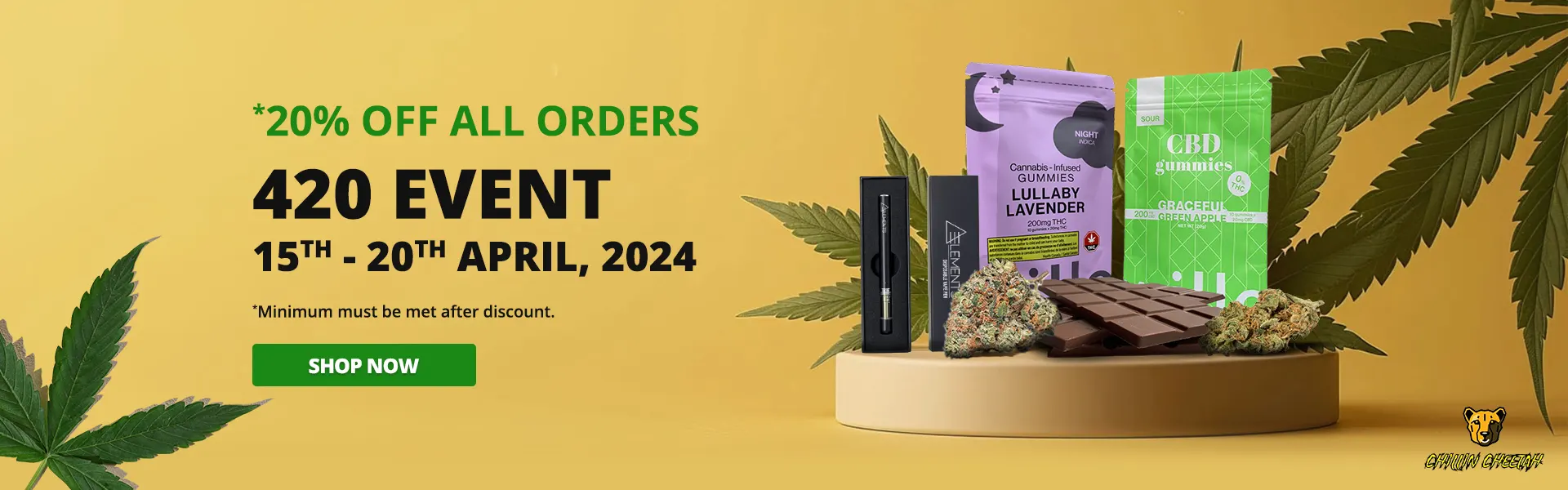 20% OFF - 420 Event