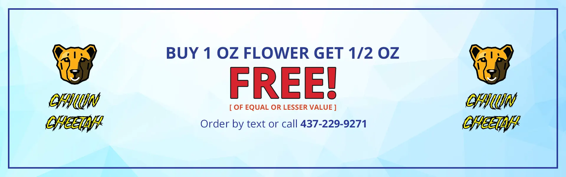 Flower Power Deal Buy 1 Get 1/2 Free!
