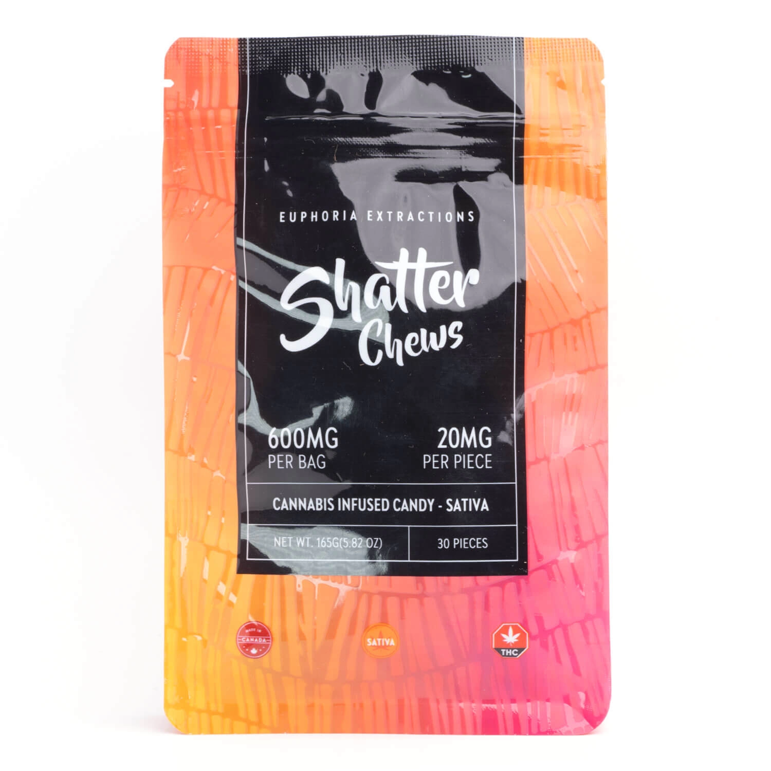 Buy Euphoria - Shatter Chews 600mg Sativa