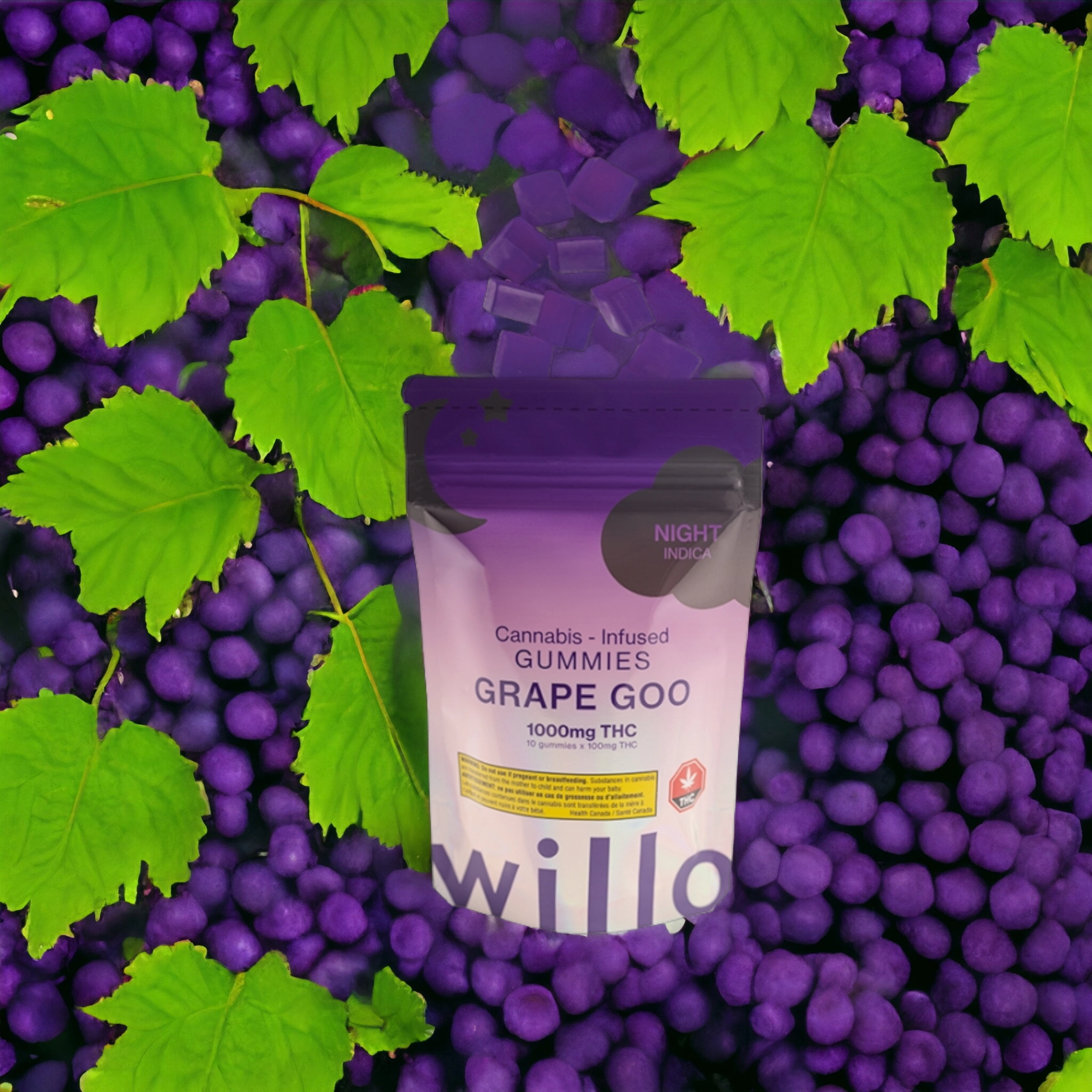 Buy Willo - Grape Goo 1000mg Indica