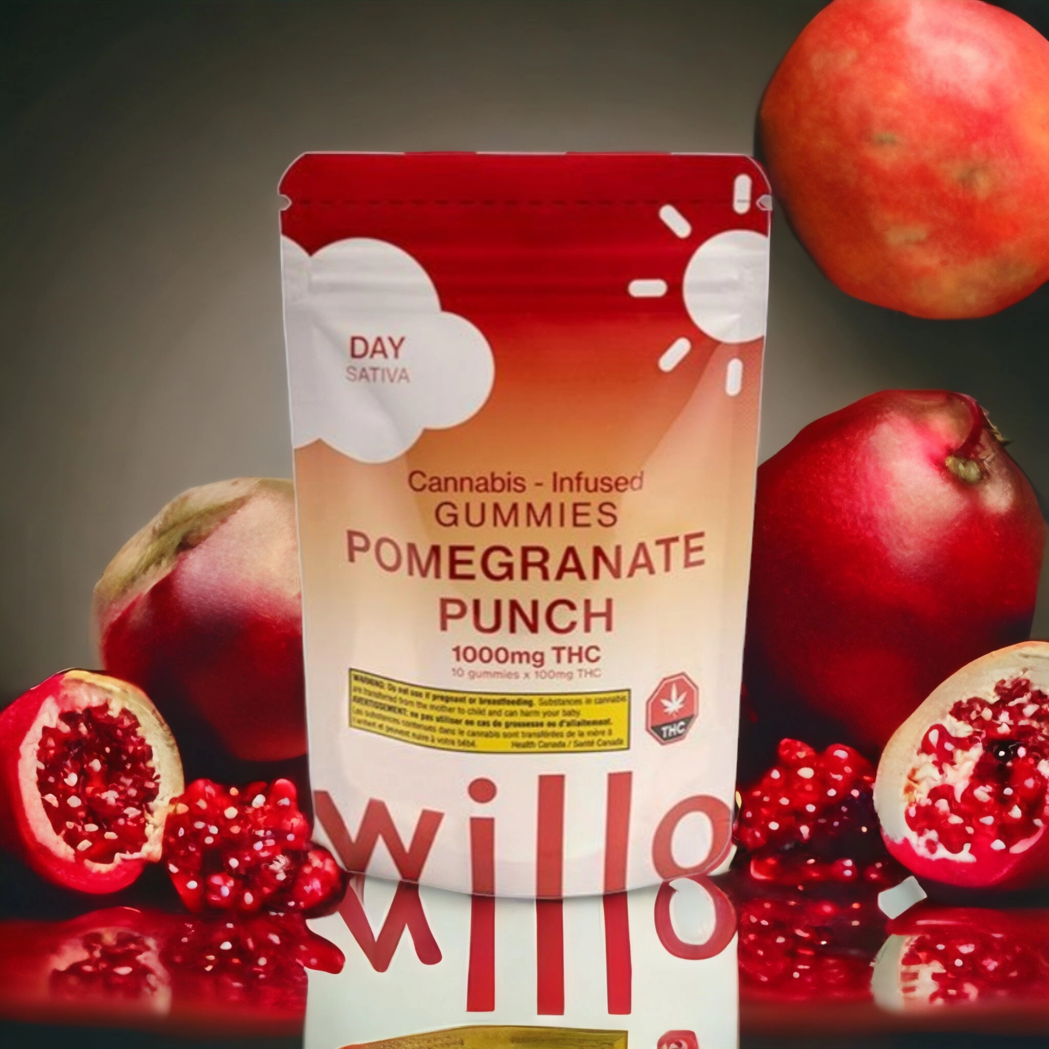 Buy Willo - Pomegranate 1000mg Sativa Online