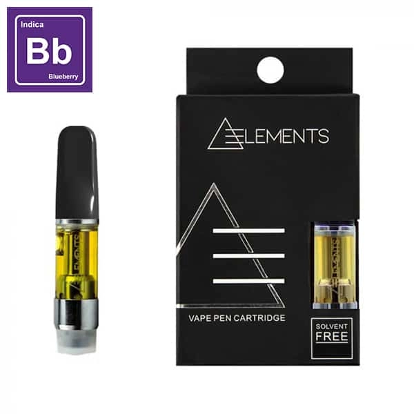 Elements Cartridge - Blueberry Available For Delivery - Chillin Cheetah