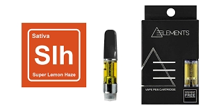 Elements Cartridge - Super Lemon Haze Available For Delivery - Chillin Cheetah