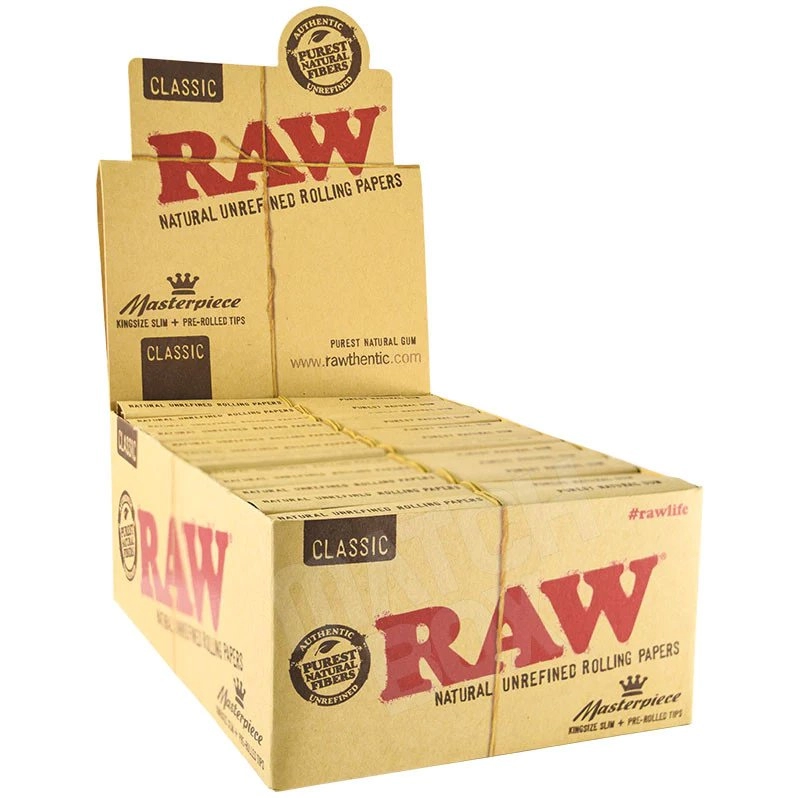 Raw King Slim Paper Available For Delivery - Chillin Cheetah