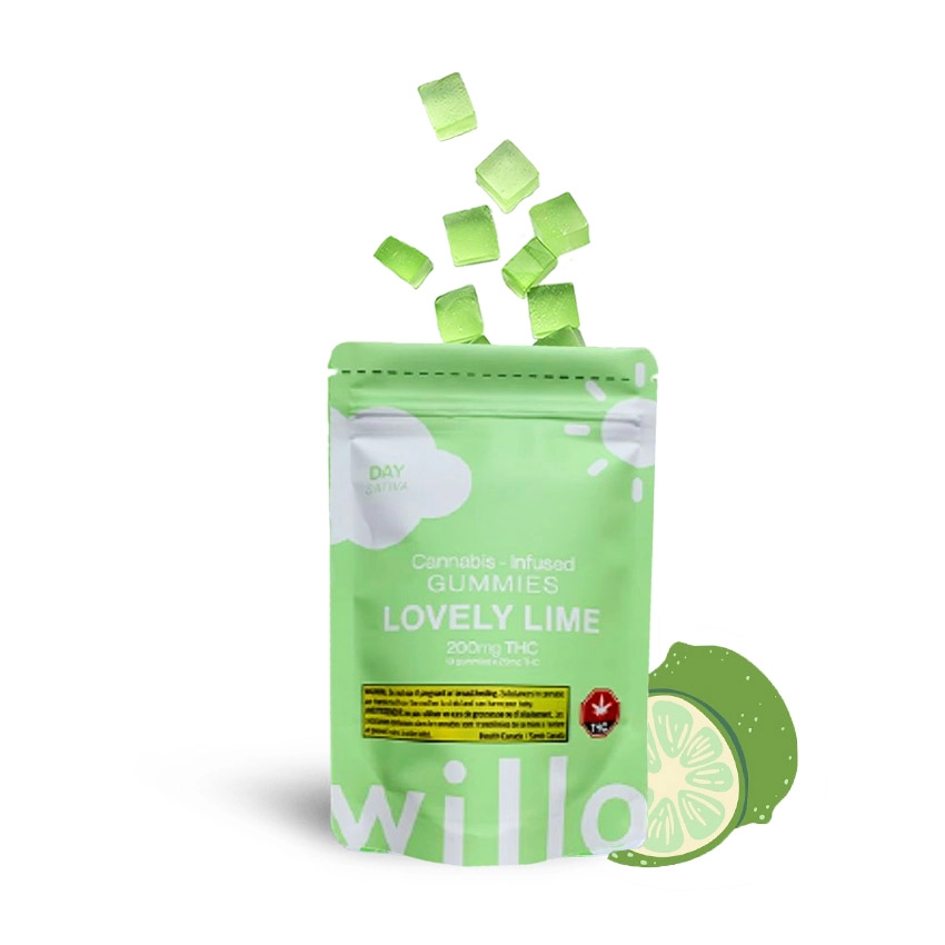 Willo - Lovely Lime 200mg Sativa Available For Delivery - Chillin Cheetah