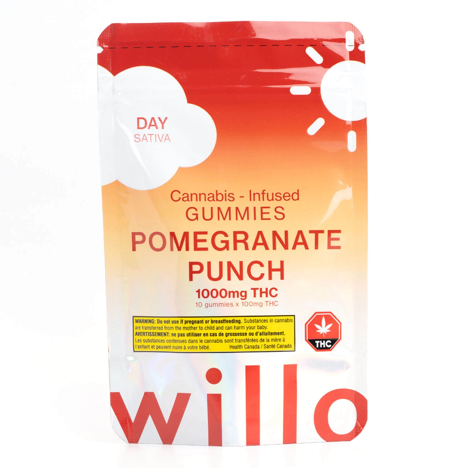 Willo - Pomegranate 1000mg Sativa Available For Delivery - Chillin Cheetah